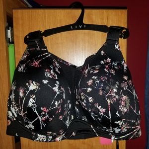 LIVI Medium-Impact No-Wire Sport Bra NWT